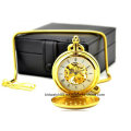 Reloj de bolsillo mecánico de oro caliente de los hombres para la venta